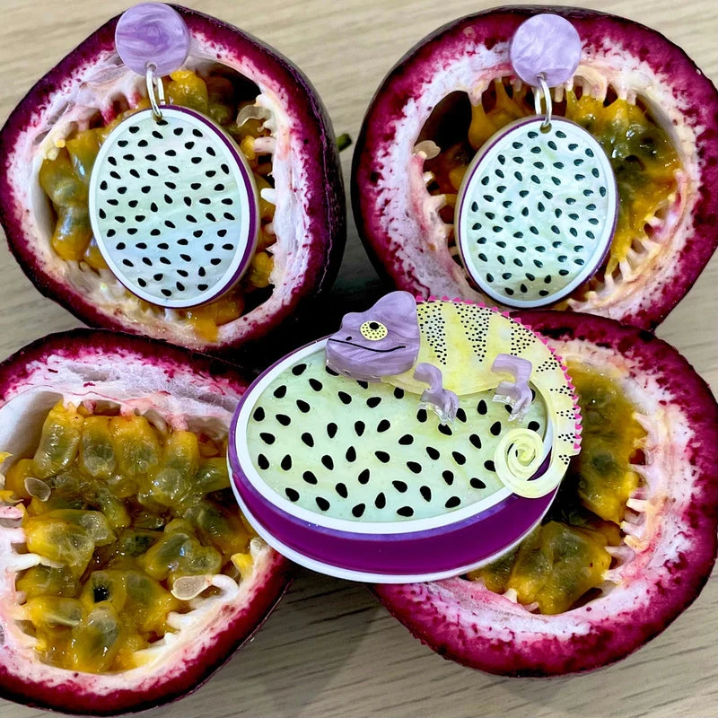 WINTERSHEART PASSIONFRUIT BROOCH 4 WINTERSHEART PASSIONFRUIT BROOCH - Image 2