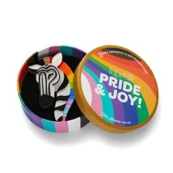 ERSTWILDER ZELDA THE ZESTFUL ZEBRA BROOCH -Mary Shoes Shop AD1BH12ZeldatheZestfulZebraBrooch 3 800x