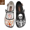 HOT CHOCOLATE DESIGN BLOOD AND BONES -Mary Shoes Shop Blood and bones womens Mary Jane Flat Front 800x