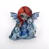 WINTERSHEART BLUE WILLOW DRAGONLINGS BROOCH