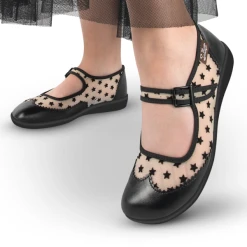 HOT CHOCOLATE DESIGN CLASSIC BROGUE STARS -Mary Shoes Shop Brogue Stars Legs 2 600x600 800x