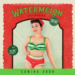 HOT CHOCOLATE DESIGN WATERMELON 2-PIECE BIKINI -Mary Shoes Shop CUADRADO Watermelon 800x