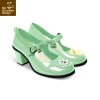 HOT CHOCOLATE DESIGN CALL ME IN MINT -Mary Shoes Shop Call Me Womens Mid Heels 3 4 menta 800x