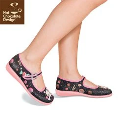 HOT CHOCOLATE DESIGN CANDY SKULL -Mary Shoes Shop Candy skull legs 800x