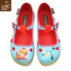 HOT CHOCOLATE DESIGN BE MINE -Mary Shoes Shop Chocolaticas Be Mine womens Mary Jane Flat Front 800x