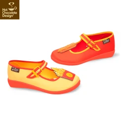 HOT CHOCOLATE DESIGN HOT DOG -Mary Shoes Shop Chocolaticas HOT DOG womens Mary Jane Flat SidE 2 800x