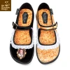 HOT CHOCOLATE DESIGN SHAKESPEARE -Mary Shoes Shop Chocolaticas SHAKESPEARE womens Mary Jane Flat FronT 2 800x