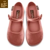 HOT CHOCOLATE DESIGN ROSE (PINK) -Mary Shoes Shop Chocolaticas Velvet Pink womens Mary Jane Flat Front 6fb36232 86a2 4d72 8eec 98959cd06f4b 800x