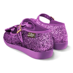 HOT CHOCOLATE DESIGN VIOLET -Mary Shoes Shop Chocolaticas Violet womens Mary Jane Flat Back 800x