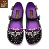 HOT CHOCOLATE DESIGN DEATH MOTH -Mary Shoes Shop Death Moth womens Mary Jane Flat Front 800x