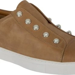 HINAKO PEARL SHOE - LIGHT TAN Last Pair Size 41 / US 10