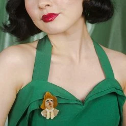 ERSTWILDER SCARECROW BROOCH -Mary Shoes Shop EL 317AG1BH07ScarecrowBroochMODEL 800x