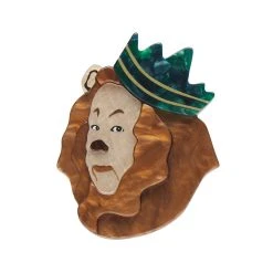 ERSTWILDER COWARDLY LION BROOCH