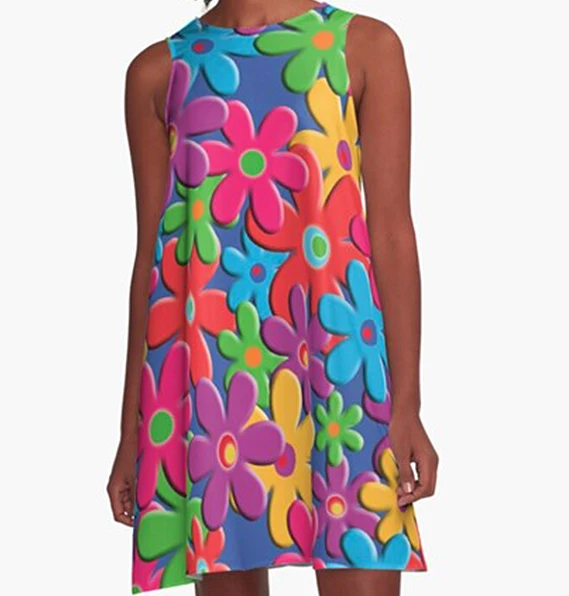 Miss Goody 2 Shoes FLOWER LOVE A-LINE DRESS 3 Miss Goody 2 Shoes FLOWER LOVE A-LINE DRESS