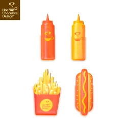 HOT CHOCOLATE DESIGN HOT DOG -Mary Shoes Shop HOT DOG Womens Mary Jane Flat Accesories 800x