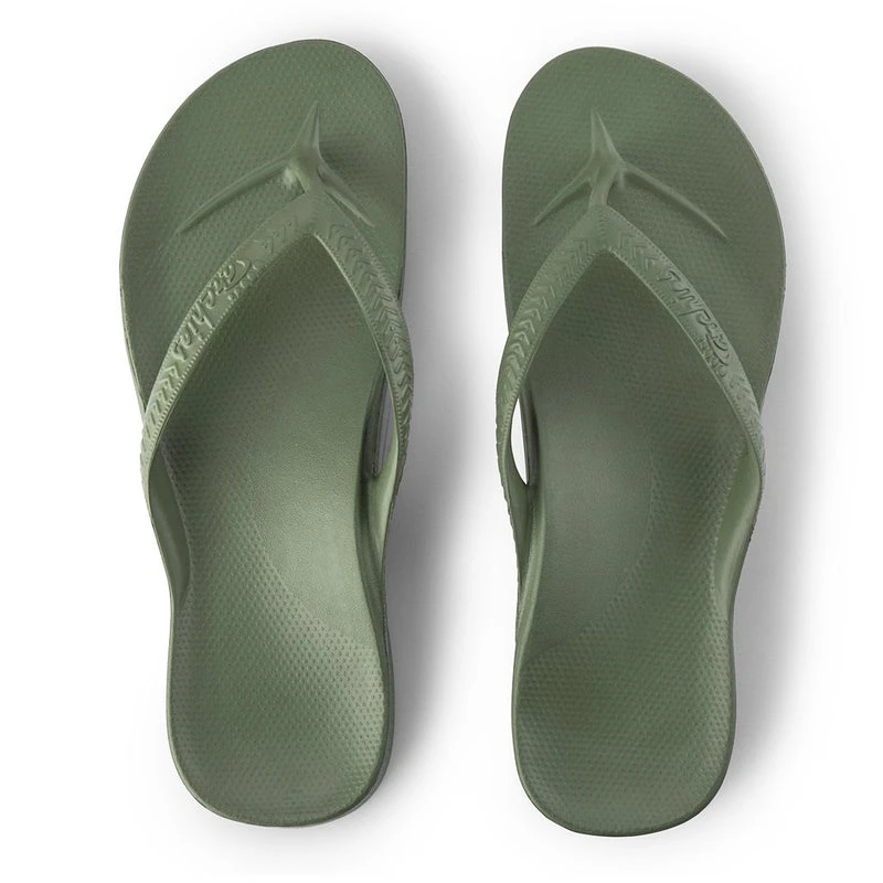 ARCHIES ARCH SUPPORT THONGS - KHAKI 3 ARCHIES ARCH SUPPORT THONGS - KHAKI