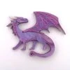 WINTERSHEART PURPLE DRAGON BROOCH