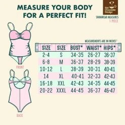 HOT CHOCOLATE DESIGN BON VOYAGE SWIMWEAR -Mary Shoes Shop SizingGuide 800x