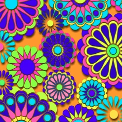 Miss Goody 2 Shoes SPIRAL FLOWERS A-LINE DRESS 9 Miss Goody 2 Shoes SPIRAL FLOWERS A-LINE DRESS -Mary Shoes Shop SpiralFlowersMaterial 800x