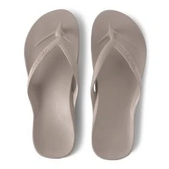 ARCHIES ARCH SUPPORT THONGS - TAUPE