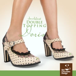 HOT CHOCOLATE DESIGN DORIS -Mary Shoes Shop TimeLine doris1 800x