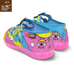 HOT CHOCOLATE DESIGN TRIPPY DAZE -Mary Shoes Shop Trippy Daze womens Mary Jane Flat Back 800x