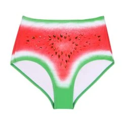 HOT CHOCOLATE DESIGN WATERMELON 2-PIECE BIKINI -Mary Shoes Shop Watermelon swimwear women bottom front 800x