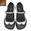 HOT CHOCOLATE DESIGN CLASSIC BROGUE BLACK & WHITE -Mary Shoes Shop habana front b2c233ba cbbe 403b 84d1 f7c142b04298 800x