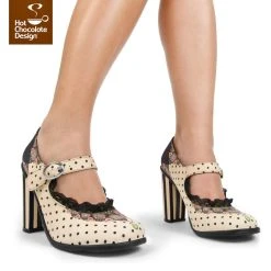 HOT CHOCOLATE DESIGN DORIS -Mary Shoes Shop maryjane heels doris legs 800x