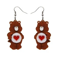 Mary Shoes Shop 35 ERSTWILDER TENDERHEART BEAR EARRINGS